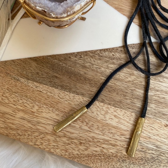 free people | suede wrap choker - Picture 2 of 4